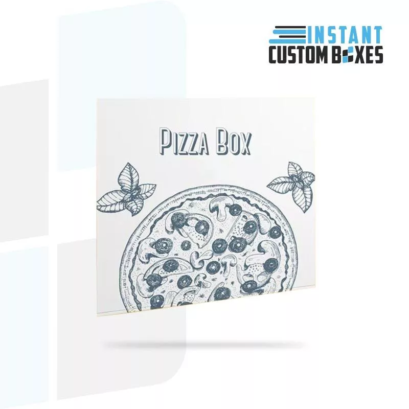 Eco-friendly brown crooked pizza box made with recyclable cardboard