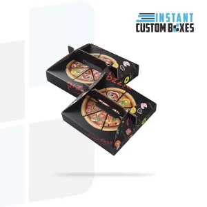 Custom full-color digital printed pizza box with high-resolution graphics