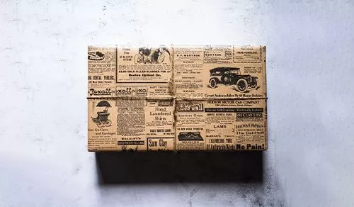 Vintage Paper Wrap