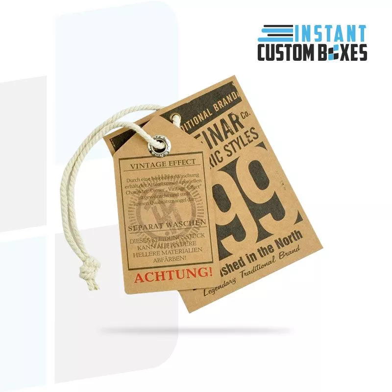 Custom Kraft Eco Friendly Hangtags