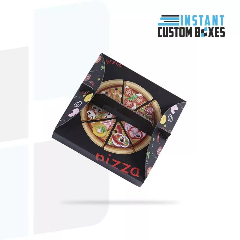 Uncoated corrugated cardboard pizza box showing raw fluted texture