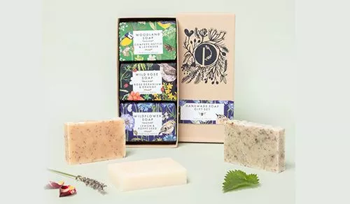 Stacked Your Homemade Soaps in a Beautiful Tray