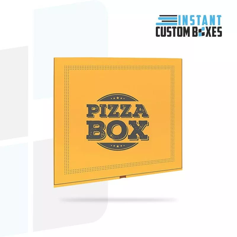 Uniquely angled custom crooked pizza box for creative pizza packaging