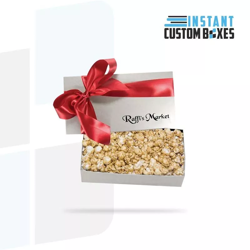 Custom popcorn gift boxes with logo