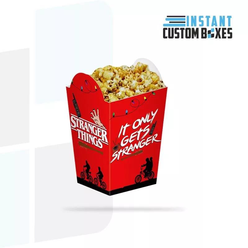 Custom Digital Printed Popcorn Boxes