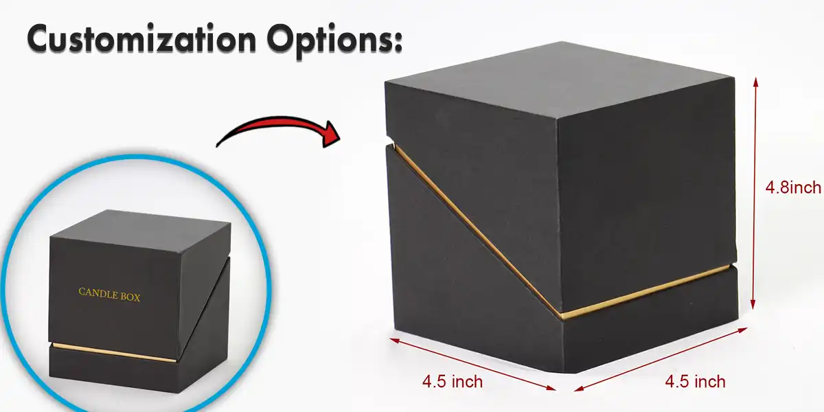 Candle Packaging Boxes Customization Options