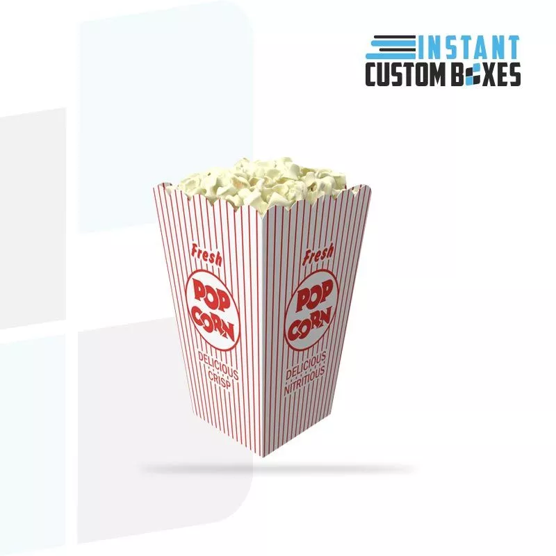 Custom cardboard popcorn boxes wholesale